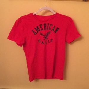 Red American Eagle Tee Shirt Adult Small outfitter